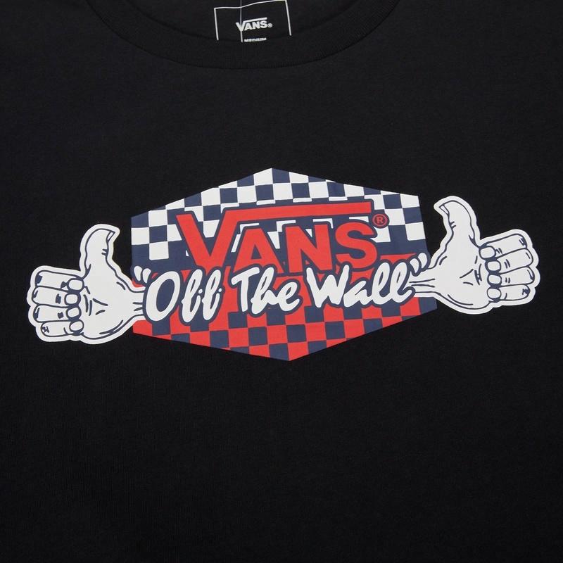 Мужская футболка Vans (черная) — фото 3