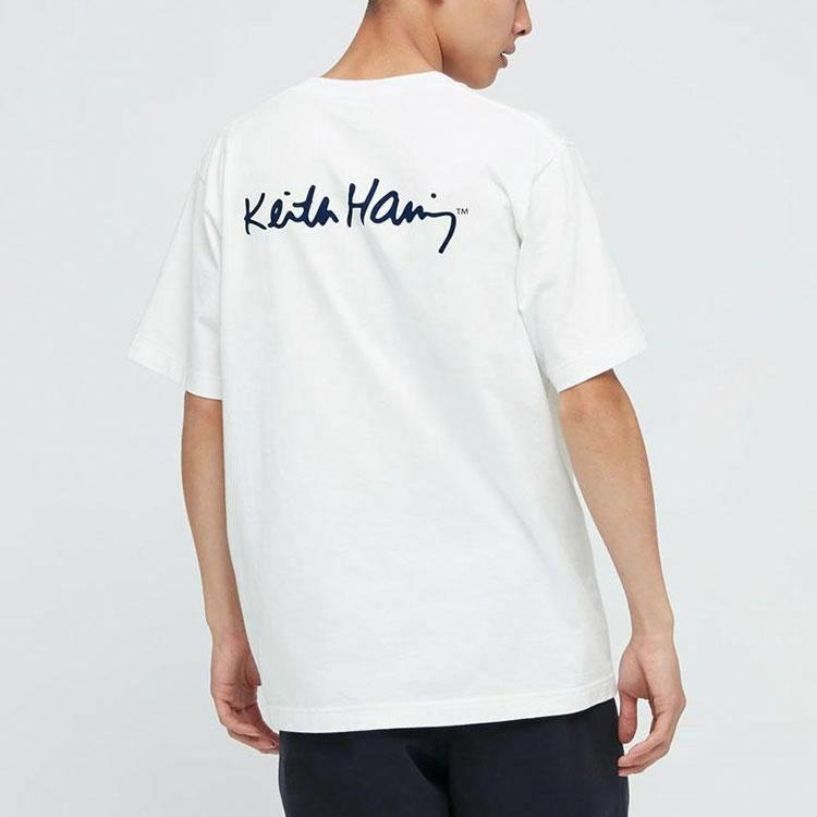 Футболка UNIQLO x Keith Haring x Tokyo (белый) — фото 3