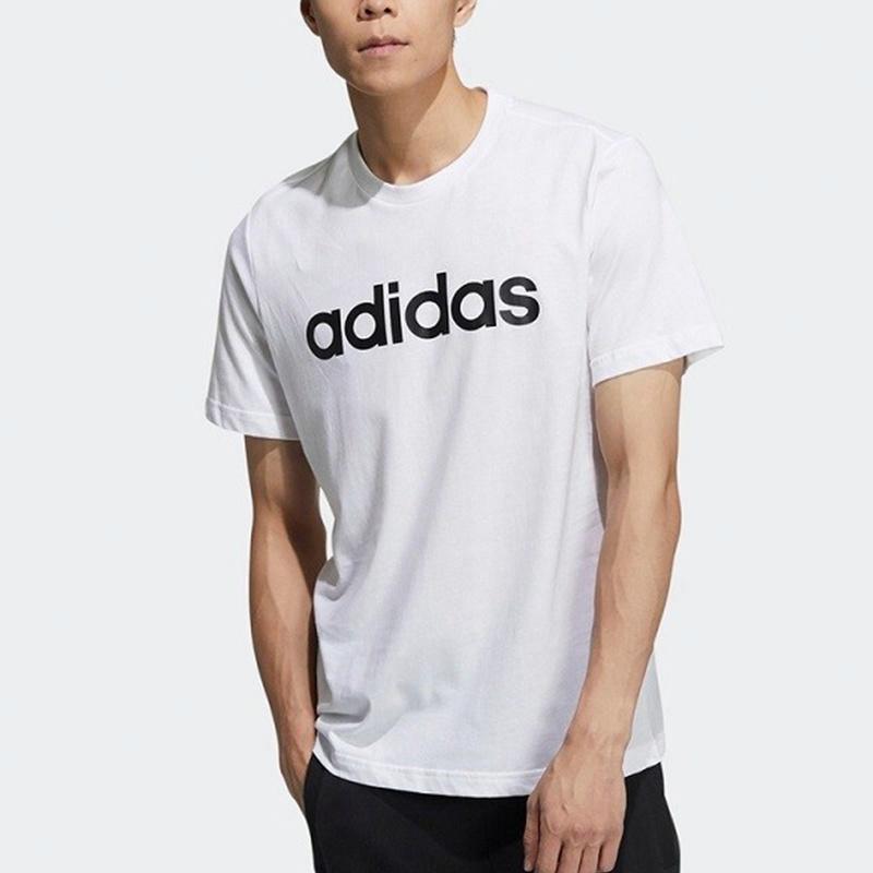 Мужская футболка adidas neo LogoT (белая) — фото 3