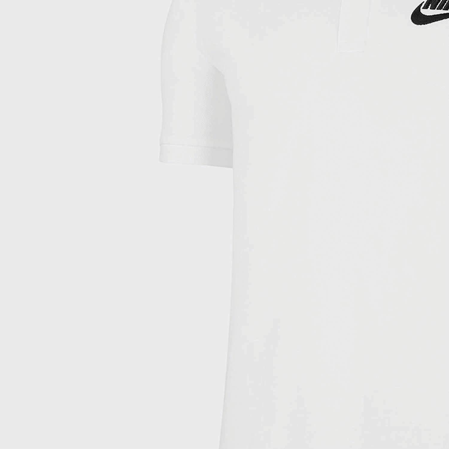 Мужская футболка Nike Polo (белый) — фото 5