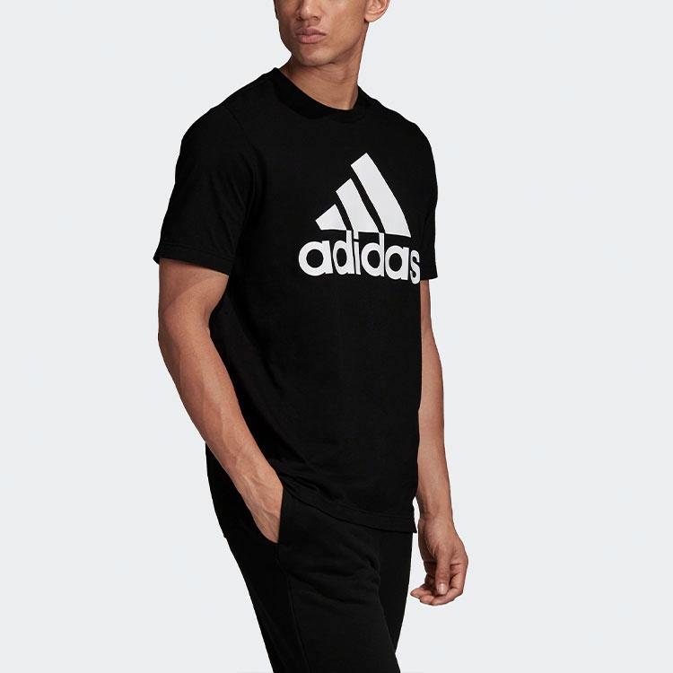 Мужская футболка adidas (черная) — фото 6