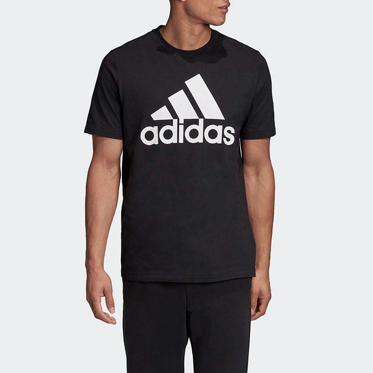 Мужская футболка adidas (черная) — фото 3