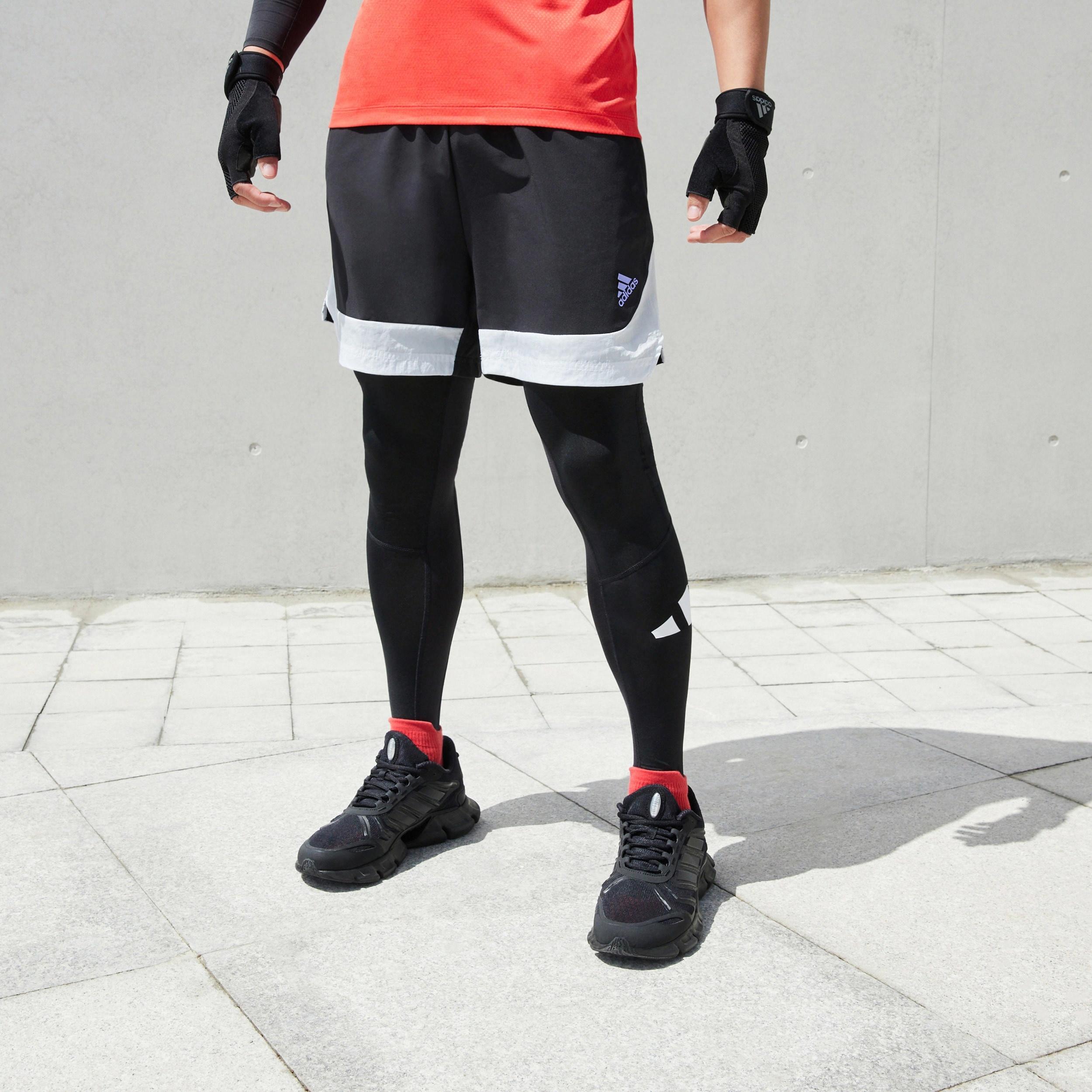 Мужские штаны adidas Tf 3 Bar Lt (черные) — фото 6