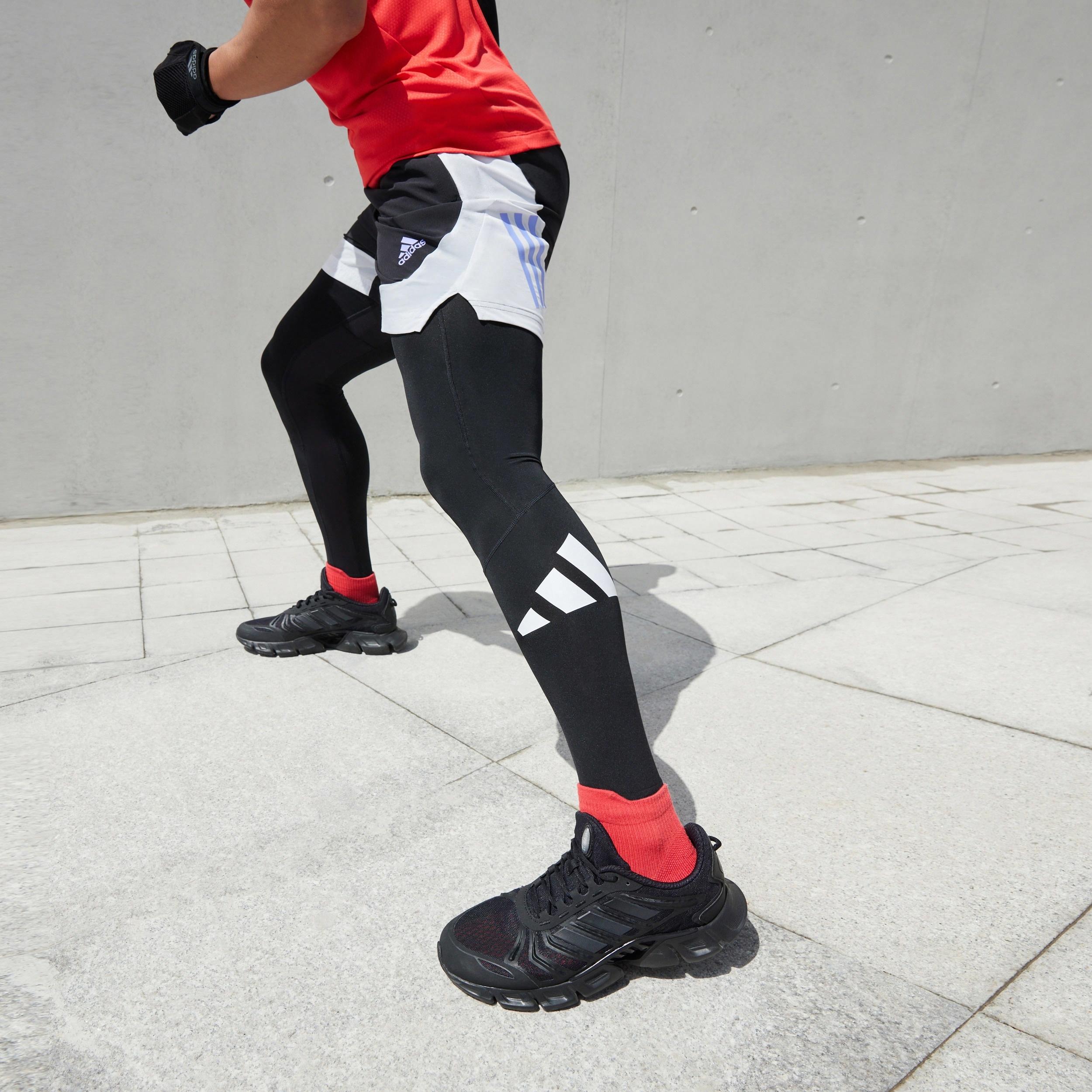 Мужские штаны adidas Tf 3 Bar Lt (черные) — фото 7