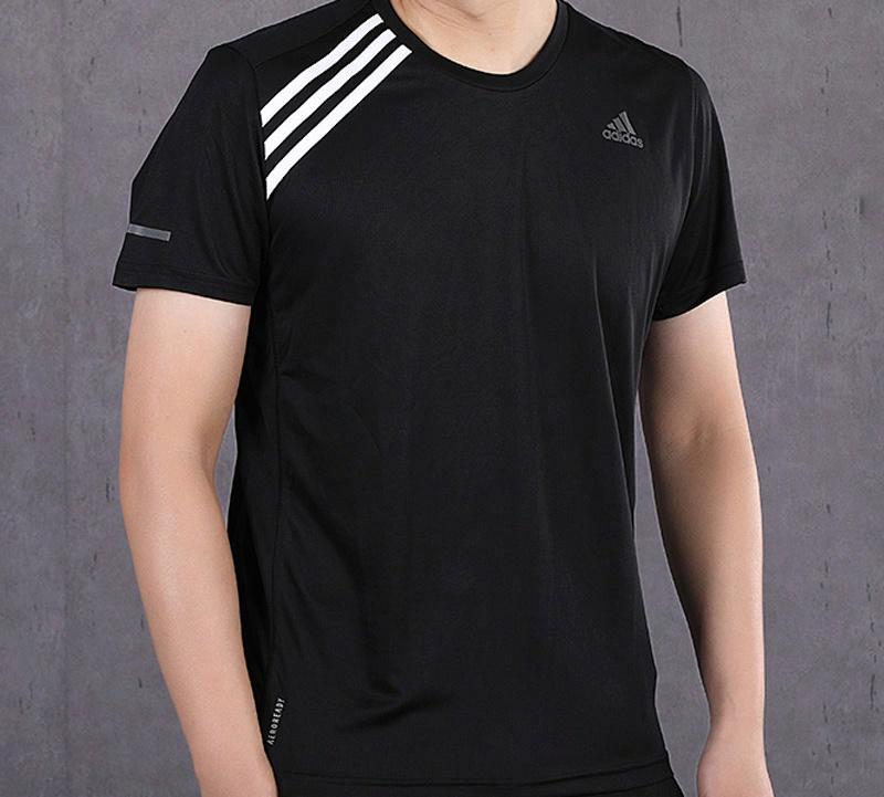 Мужская футболка adidas (черная) — фото 6