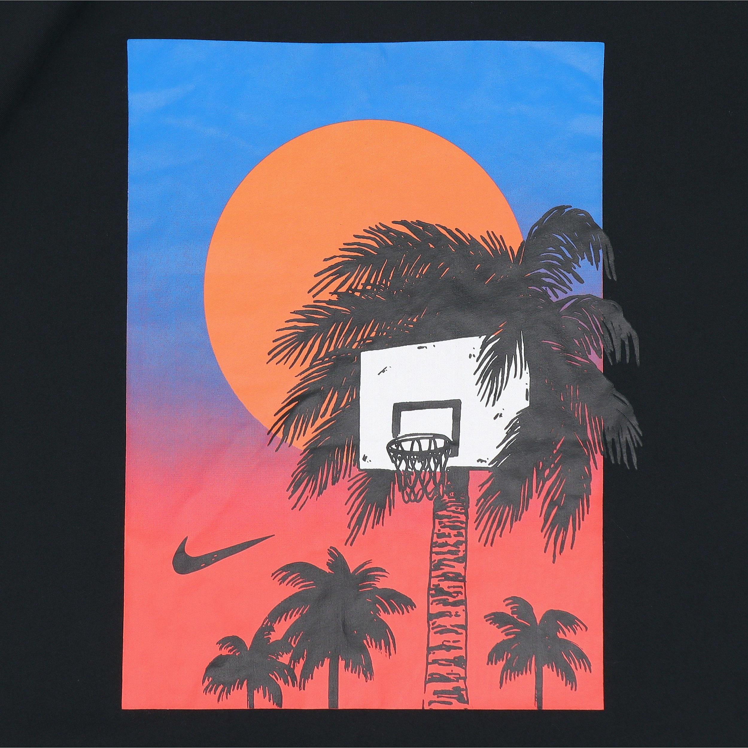 Мужская футболка Nike Dri-fit T (черная) — фото 5