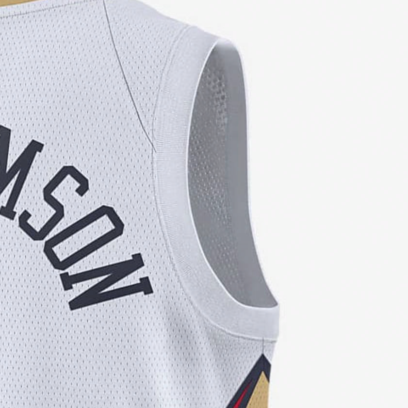 Мужская футболка Nike NBA Новый Орлеан Пеликанс (белая) — фото 4
