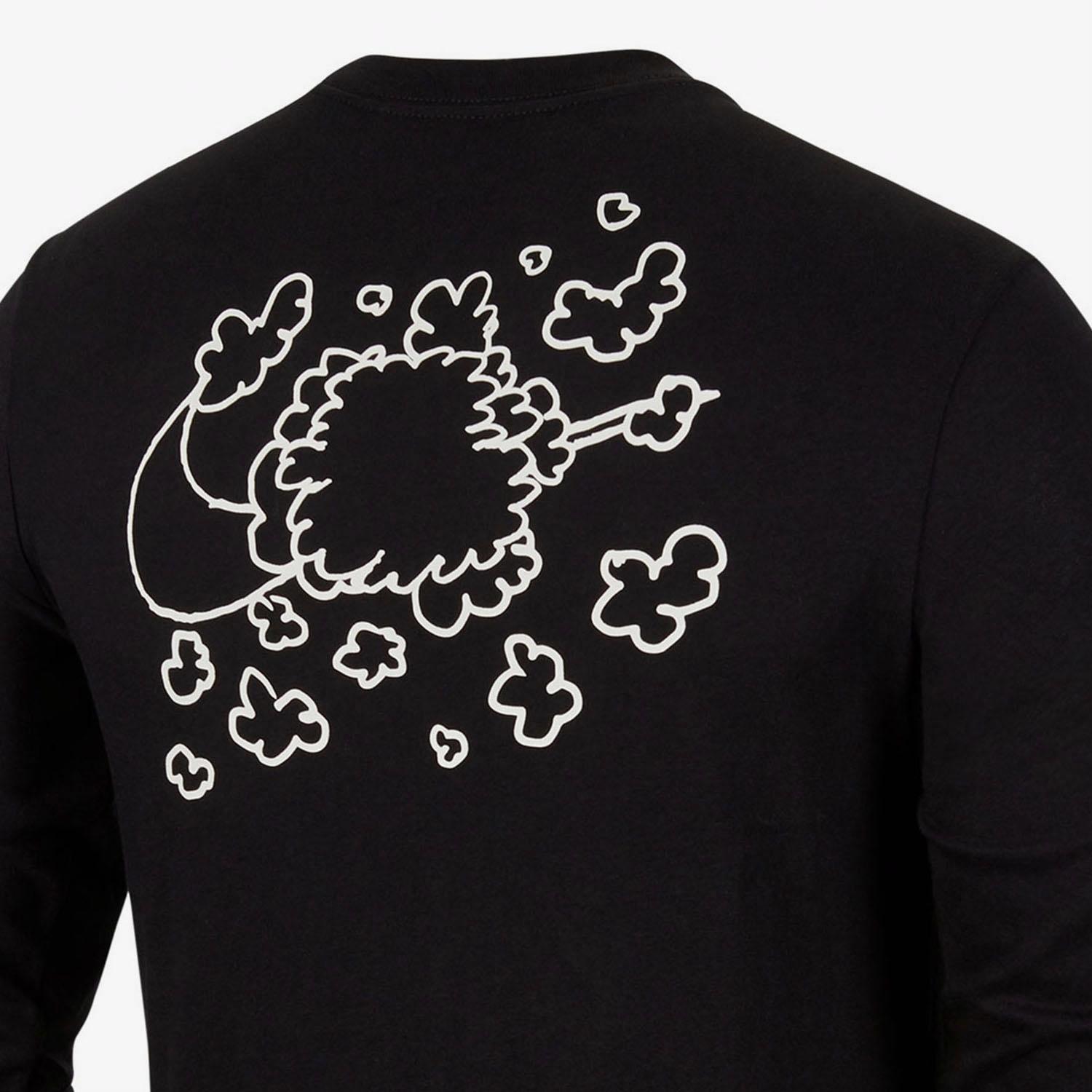 Мужская футболка Nike Football Training L/S (черная) — фото 4