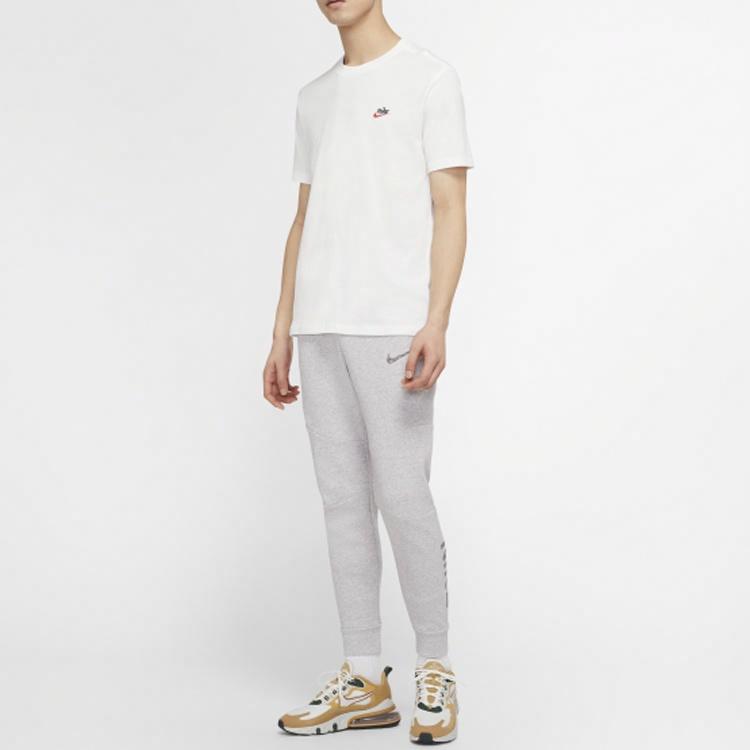 Мужская футболка Nike Sportswear Heritage (белая) — фото 4