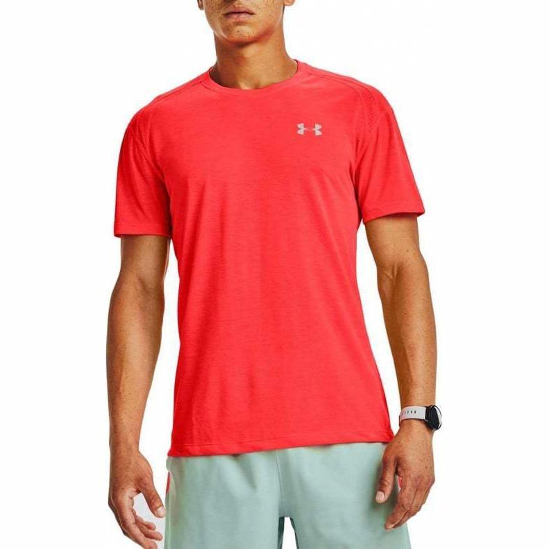 Мужская футболка Under Armour Running (красная) — фото 3