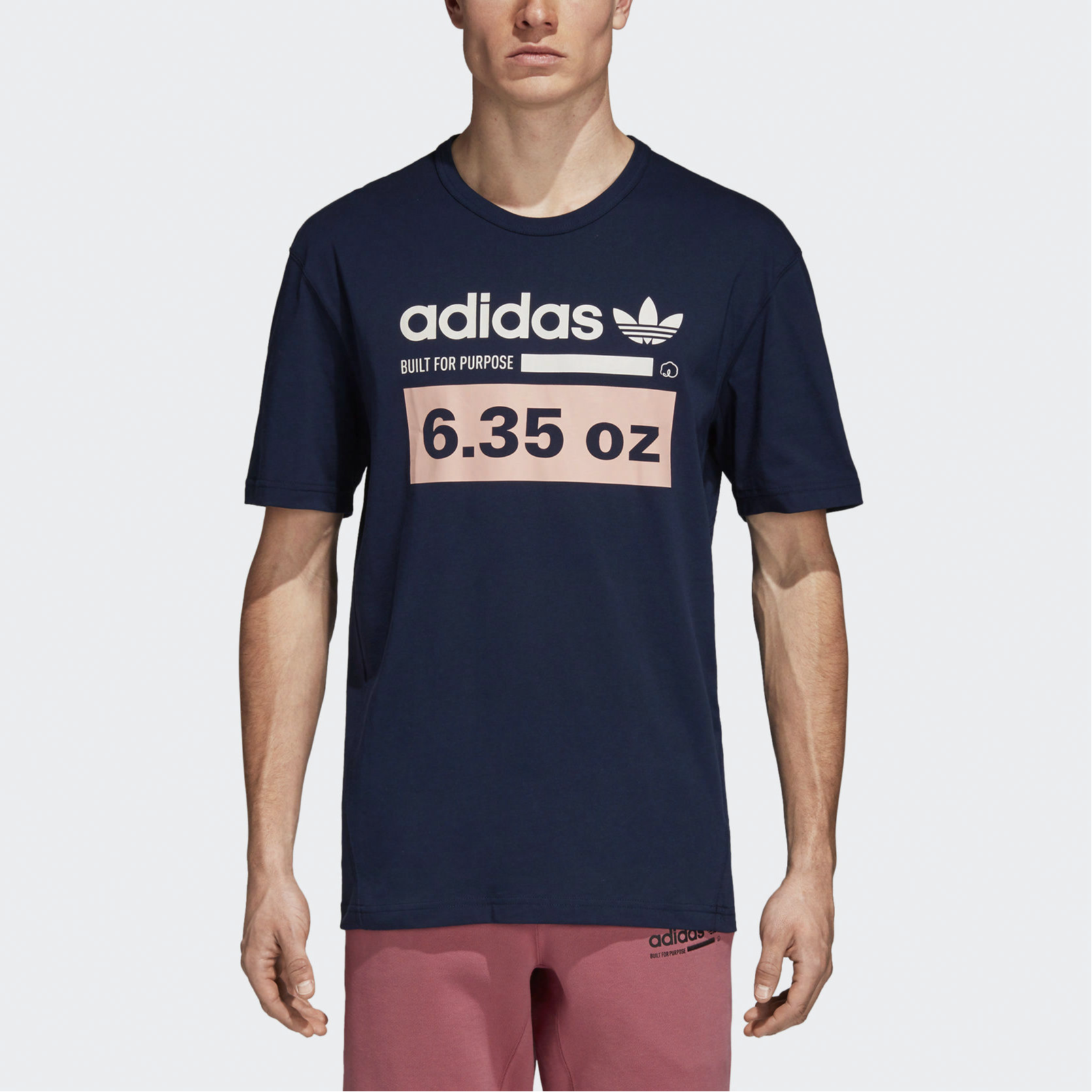 Мужская футболка adidas originals kaval grp tee (черный) — фото 3