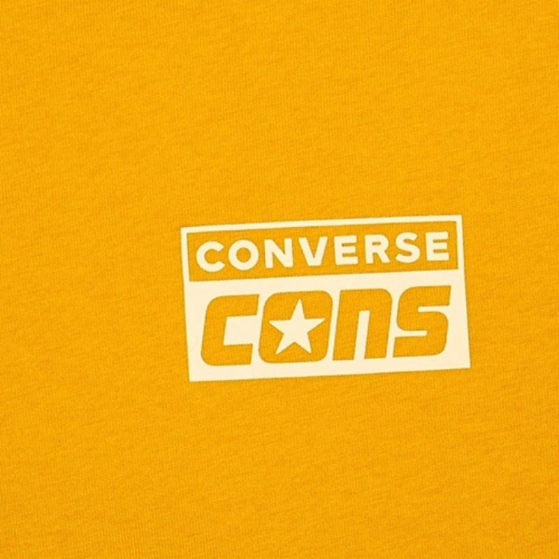 Мужская футболка Converse (желтая) — фото 3