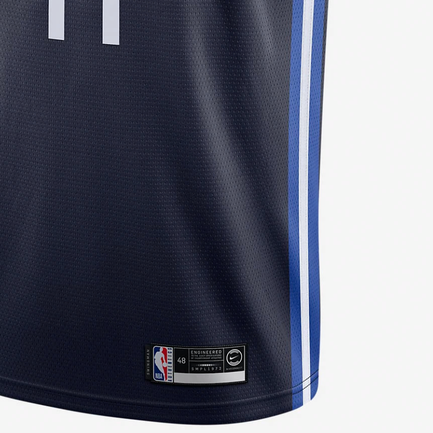 Футболка Nike NBA Swingman Jersey SW 2019-2020 (синий) — фото 3