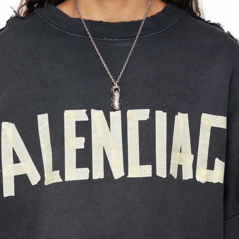 Женское ожерелье Balenciaga (серебристый) — фото 8