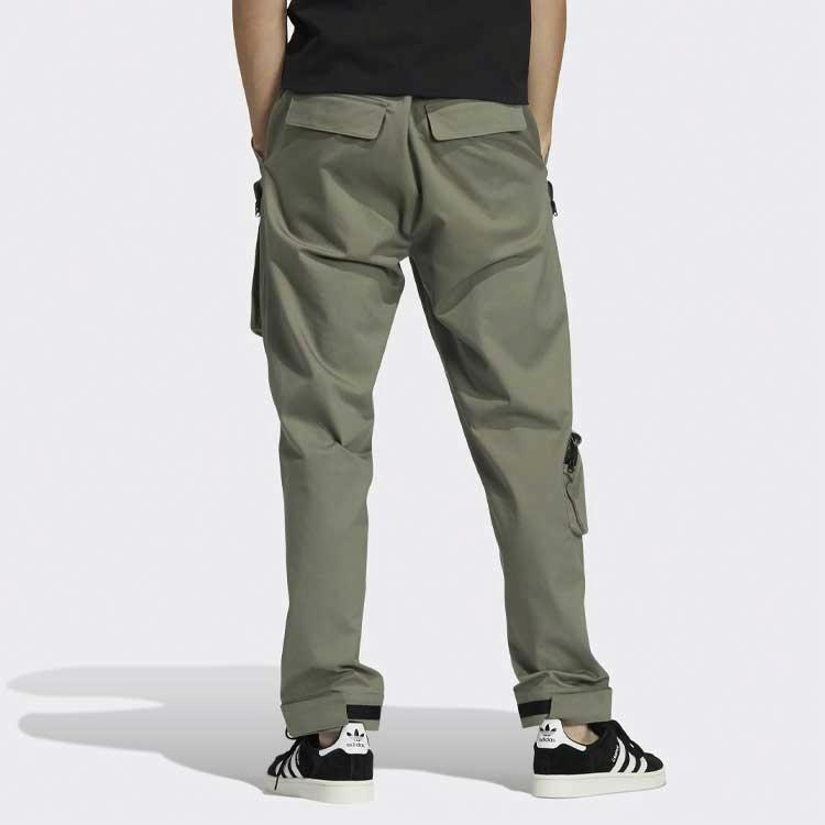 Мужские брюки adidas originals Premium Wv Pnt (зеленые) — фото 3