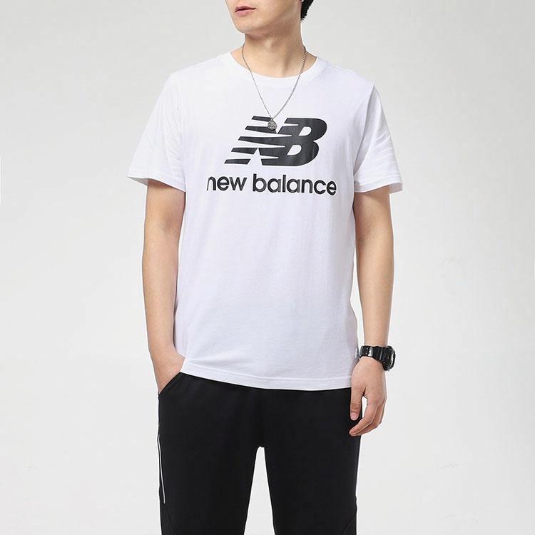 Мужская футболка New Balance T (белая) — фото 3