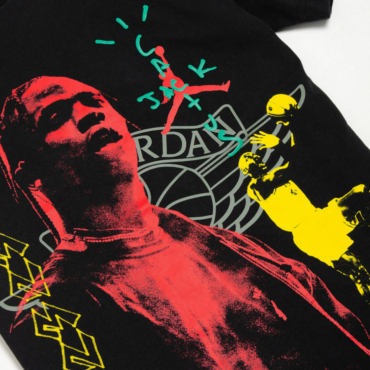 Мужская футболка Jordan x Travis Scott (черная) — фото 3