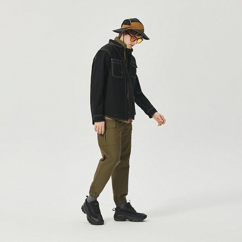 Мужская рубашка CAT FW25 Workwear Shirt (коричневая) — фото 5