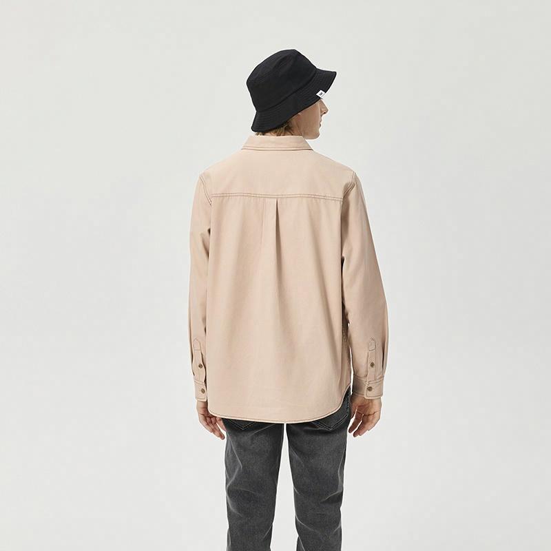 Мужская рубашка CAT FW25 Workwear Shirt (коричневая) — фото 17