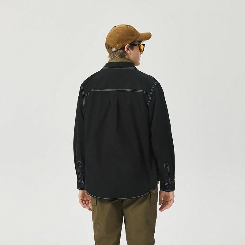 Мужская рубашка CAT FW25 Workwear Shirt (коричневая) — фото 9