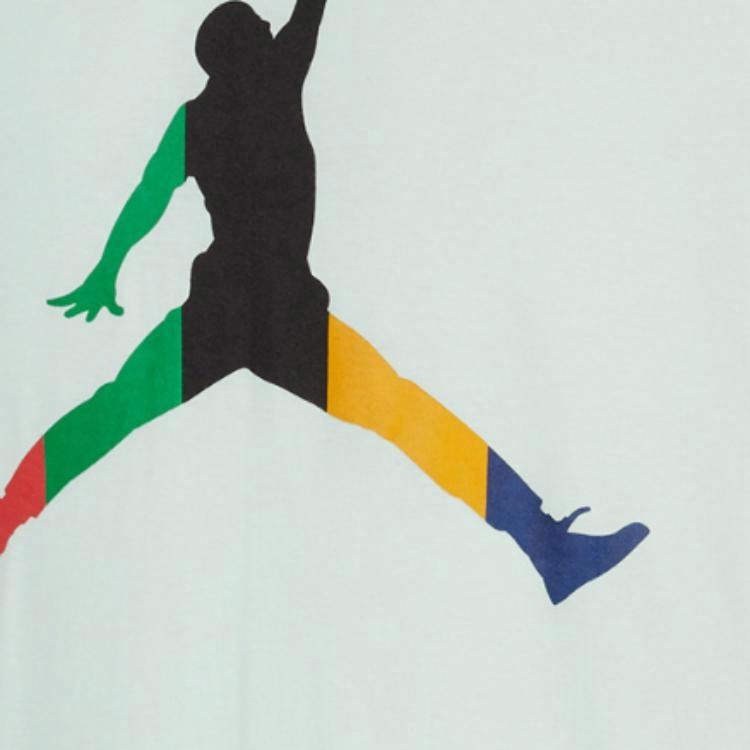 Мужская футболка Jordan Sport Dna Jumpman (голубая) — фото 4