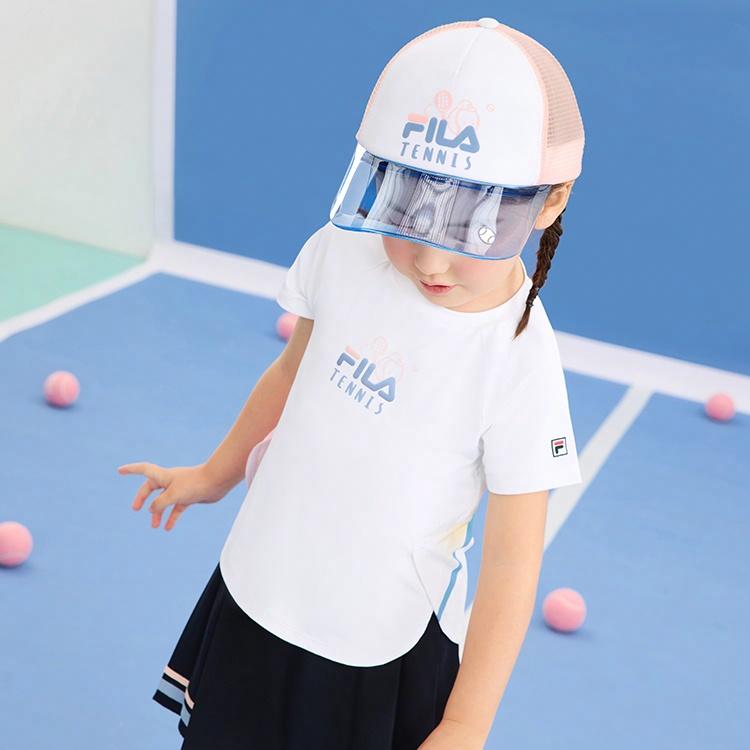 Детская кепка Fila KIDS (белая) — фото 6