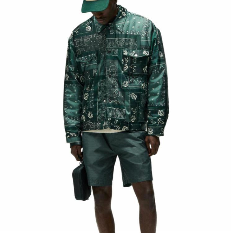 Мужская куртка KITH Puffed Jase Satin Trucker (разноцветный) — фото 4