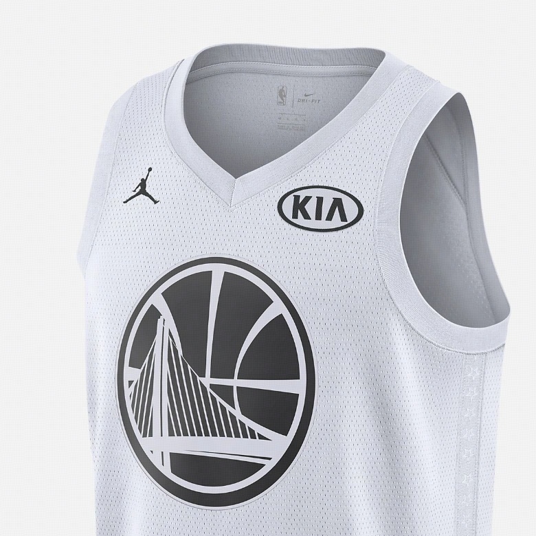 Мужские джерси Jordan NBA Kevin Durant All-Star Edition Swingman (белые) — фото 3
