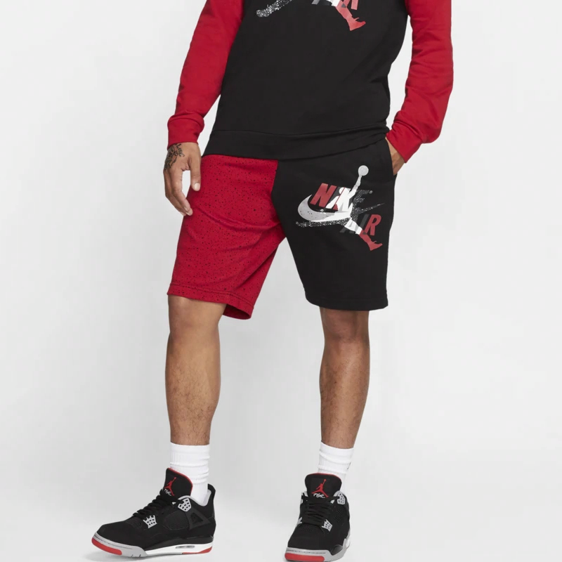 Мужские шорты Jordan Jumpman Classics (красно-черные) — фото 5