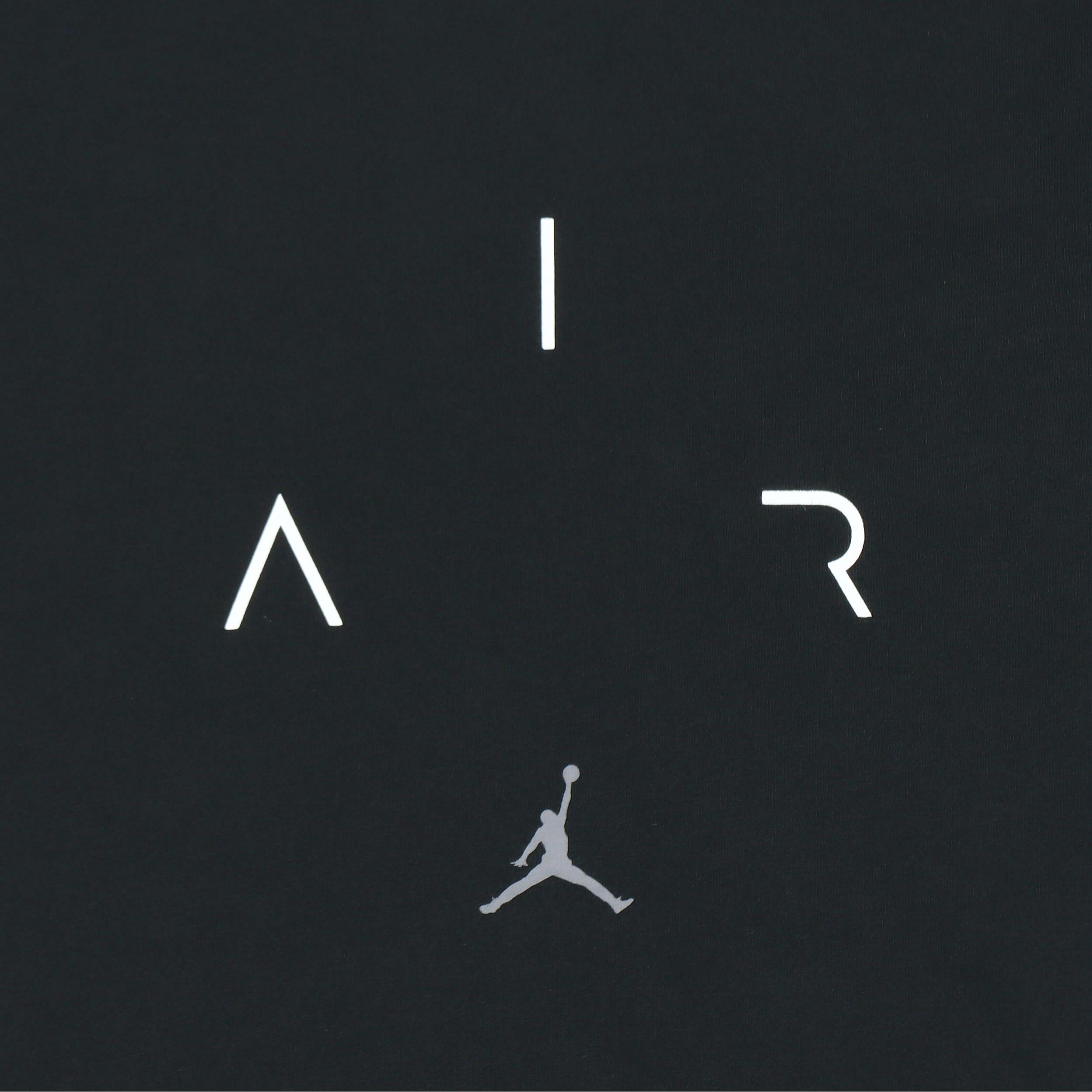 Мужская футболка Jordan Dri-Fit Air (черная) — фото 5