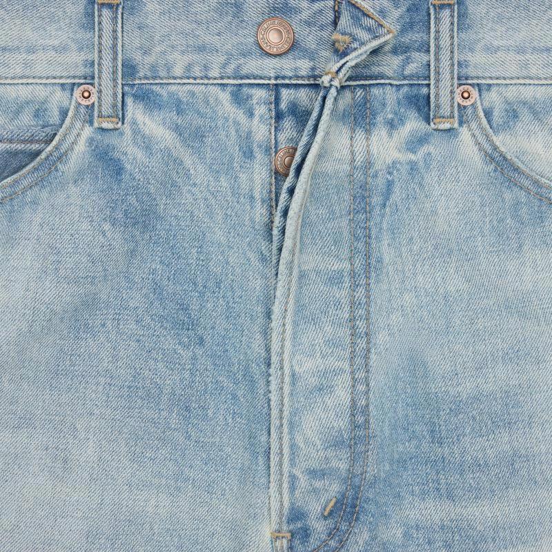 Мужские штаны CELINE SS25 Wesley Rider (синие) — фото 3