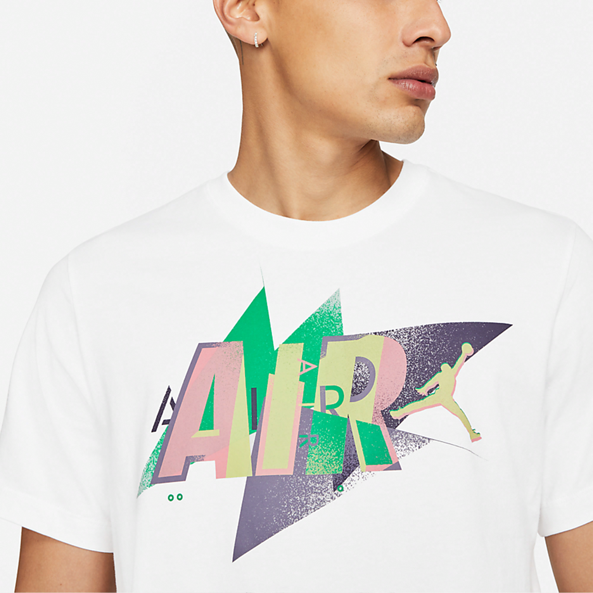 Мужская футболка Jordan Air T (красная) — фото 4