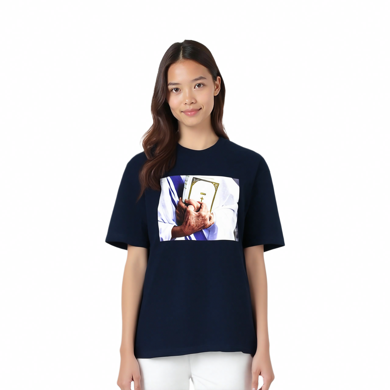 Футболка Supreme FW19 Week 7 Bible Tee (синий) — фото 3
