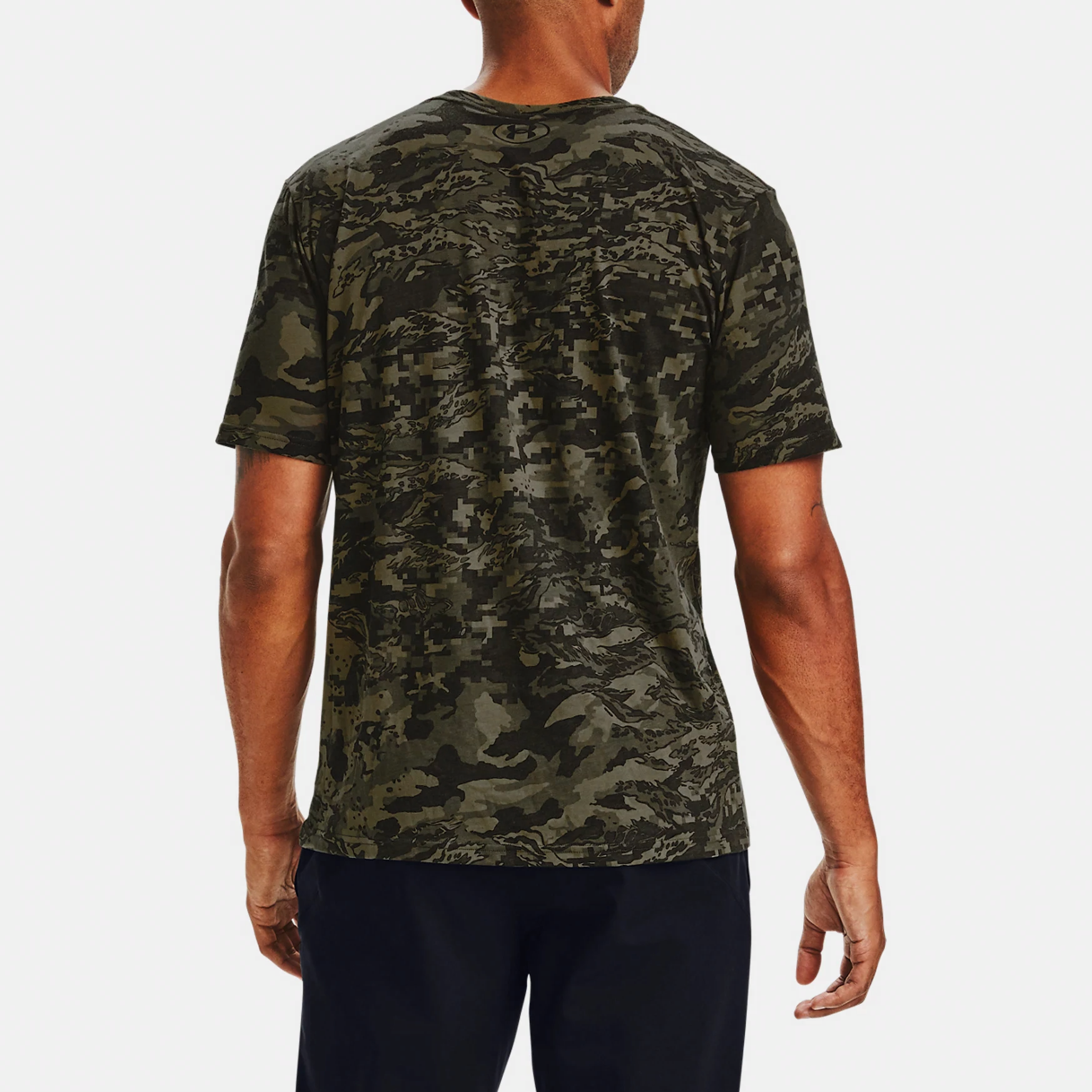 Мужская футболка Under Armour UA ABC T (черная) — фото 3