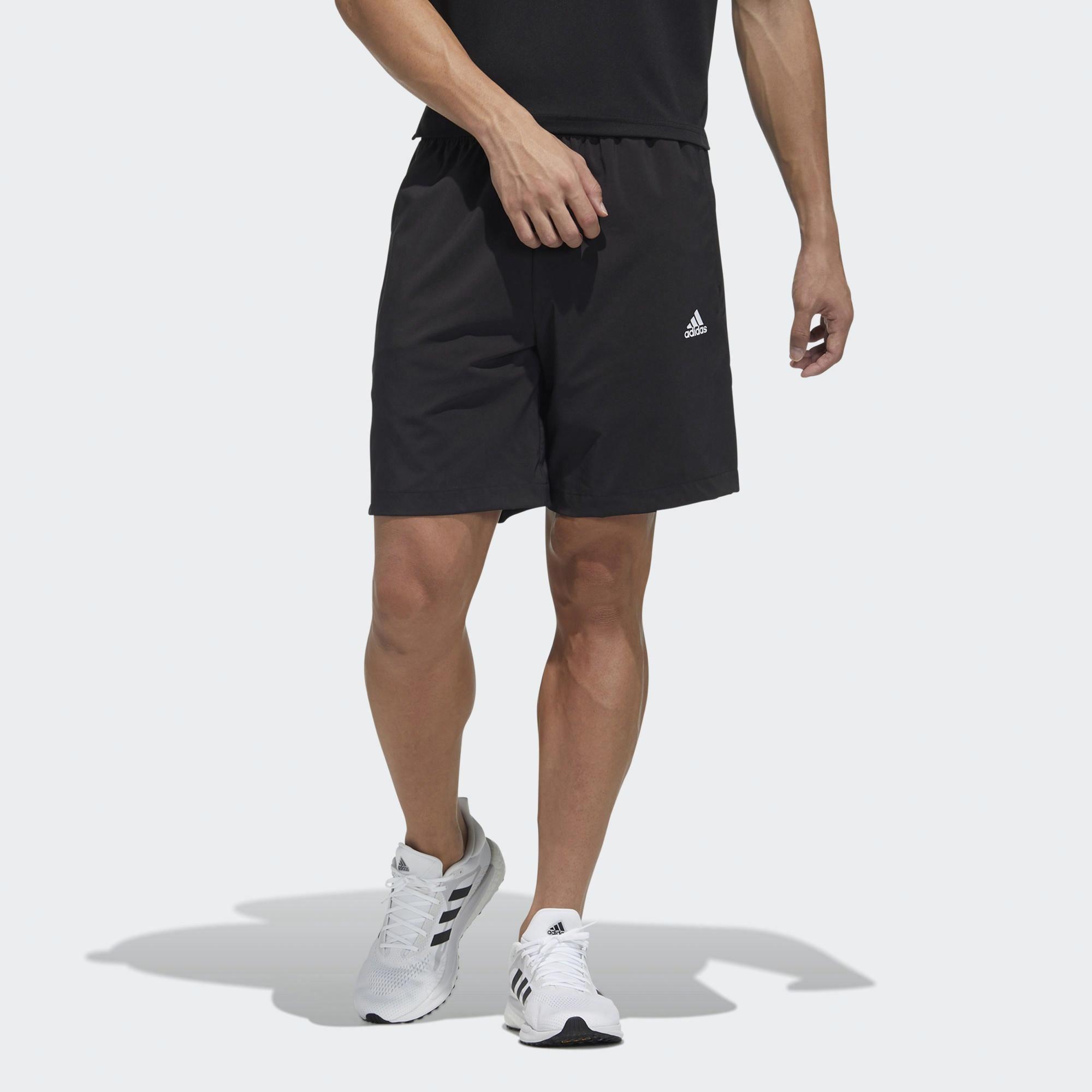 Мужские штаны adidas Fi Short Libry (черные) — фото 3