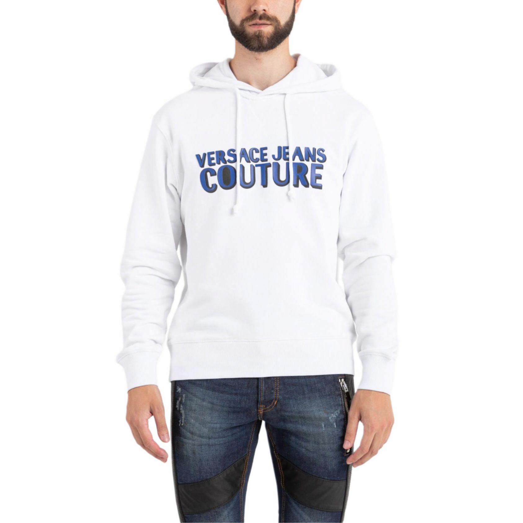 Мужская кофта Versace Jeans Couture (белая) — фото 3