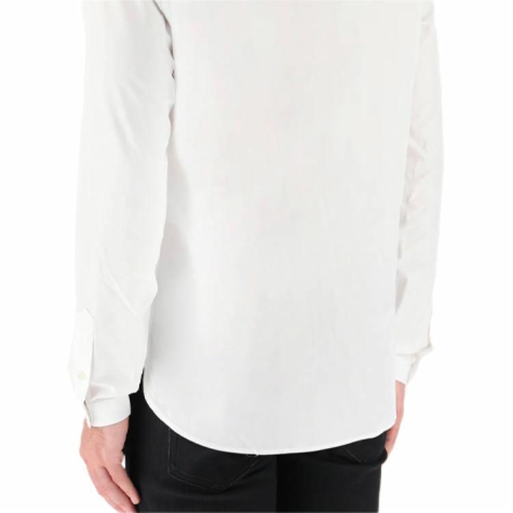 Рубашка SAINT LAURENT (белый) — фото 7