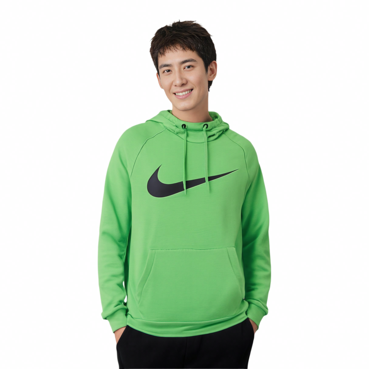 Мужское худи Nike Logo (зеленое) — фото 4