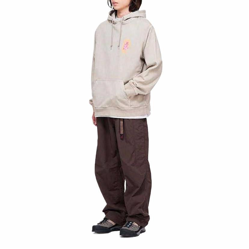 Худи Gramicci Thumbprint Hooded Sweatshirt (серое) — фото 6