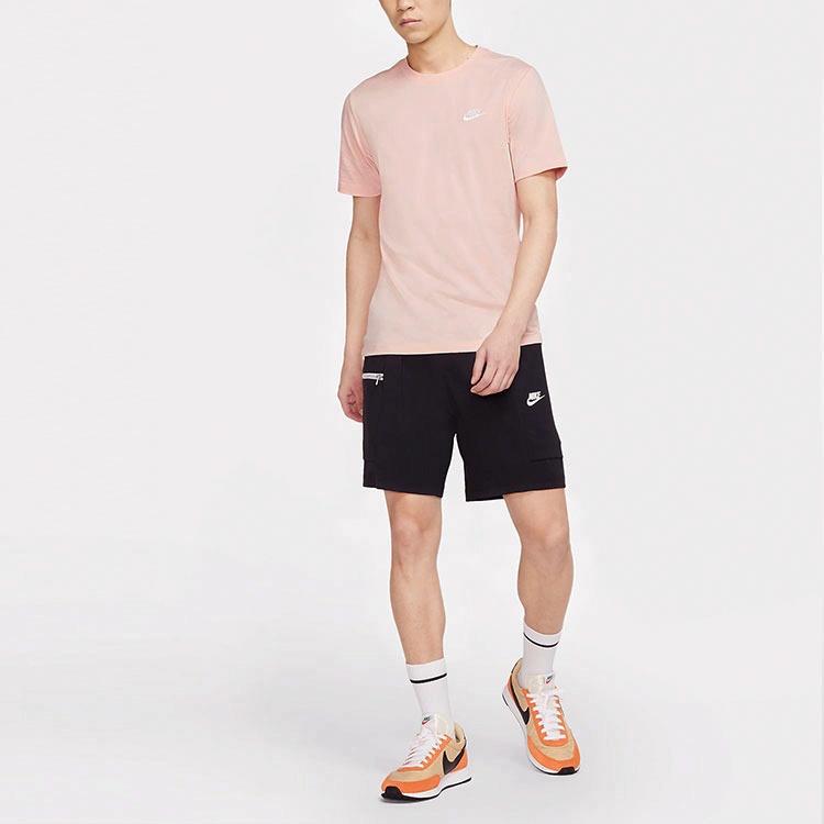 Мужская футболка Nike Sportswear Club (оранжевая) — фото 3