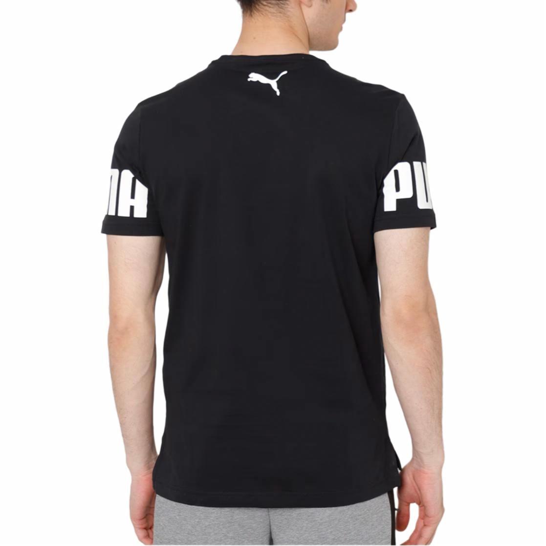 Мужская футболка PUMA Rebel (черная) — фото 4