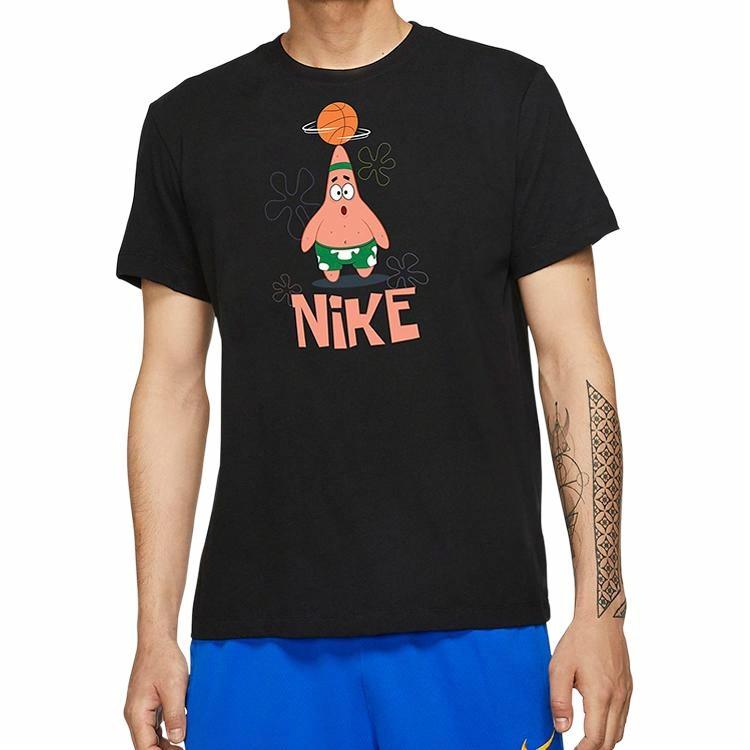 Мужская футболка Nike (черная с принтом) — фото 4