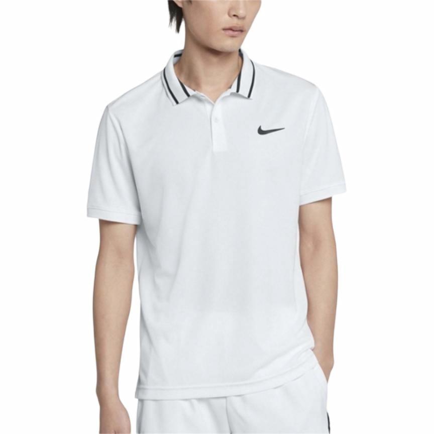 Мужские футболка Nike Court Dri-FIT (белая) — фото 3