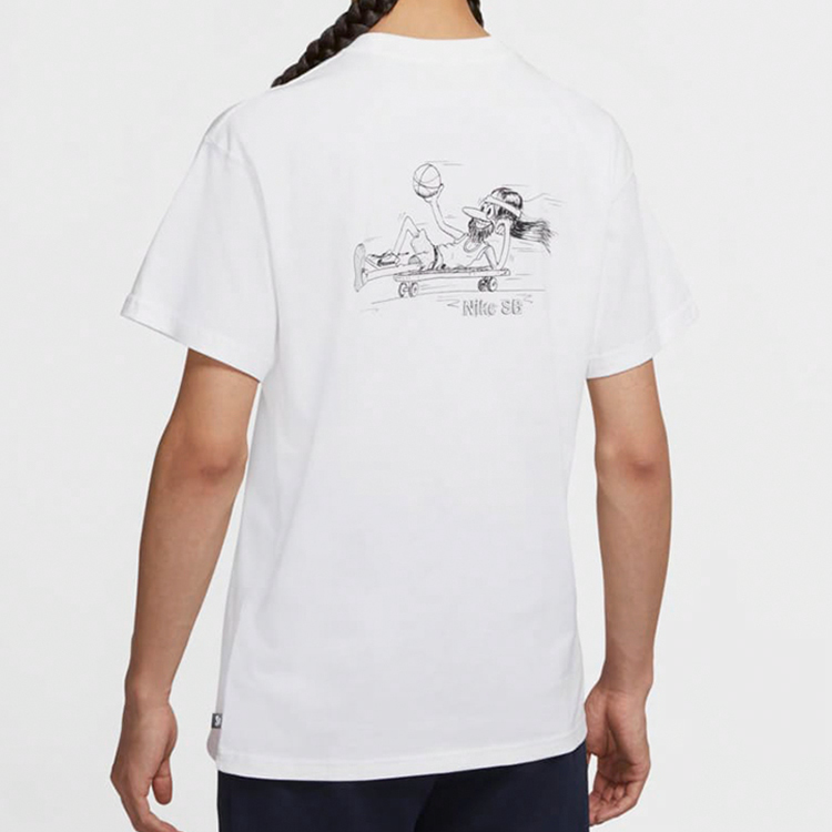 Футболка Nike SB (белая) — фото 4
