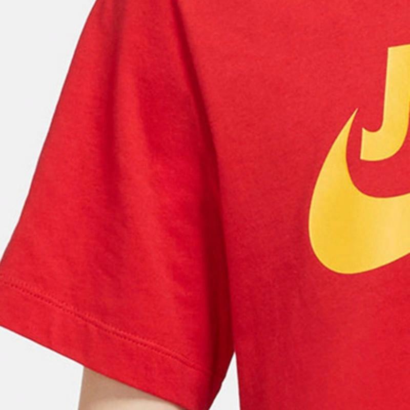 Мужская футболка Nike Sportswear JDI (красная) — фото 5
