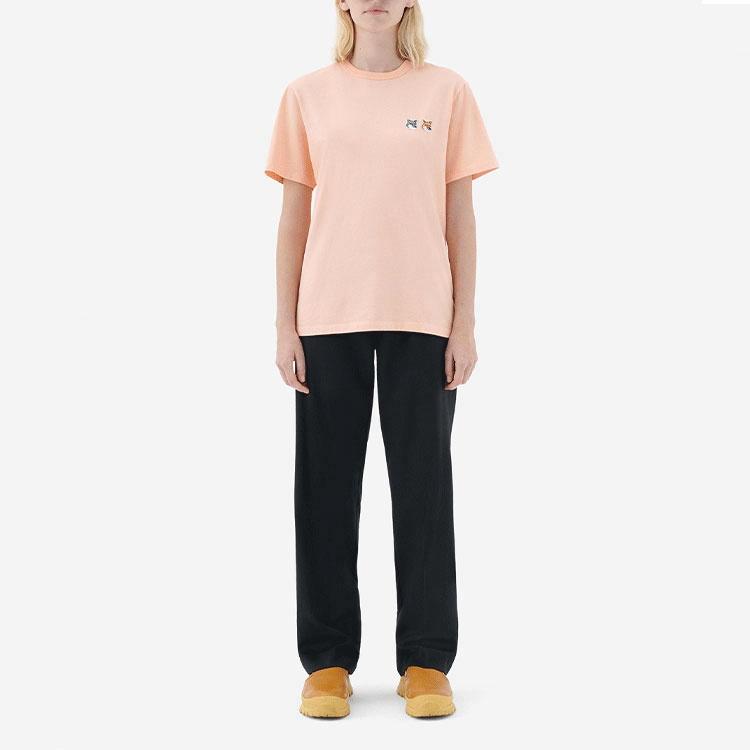 Футболка Maison Kitsune T (розовая) — фото 4