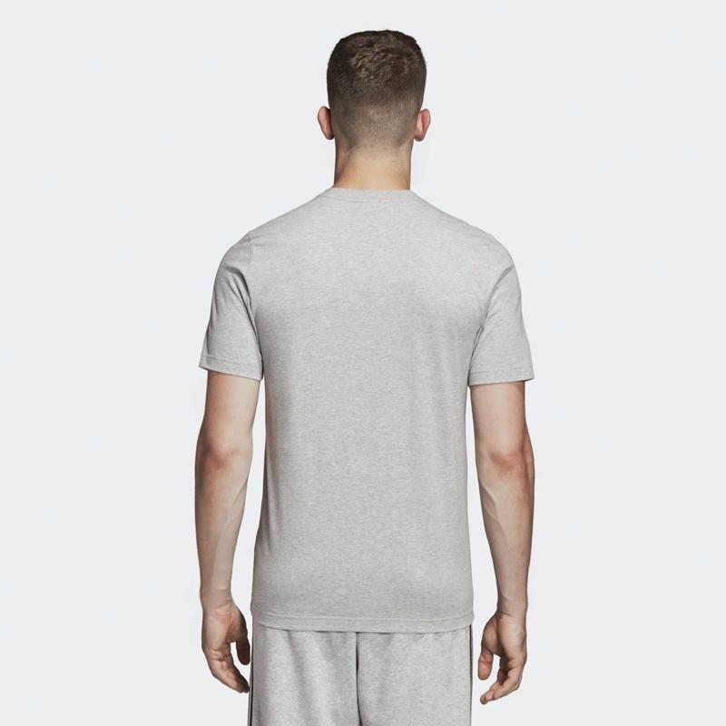 Мужская футболка adidas Lin Tee (серая) — фото 4