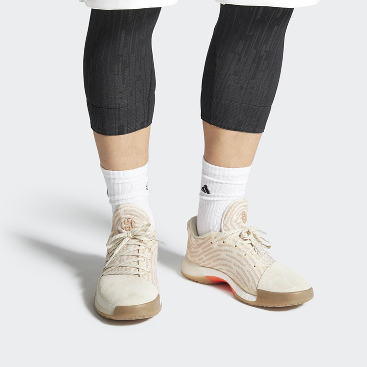 Мужские кроссовки adidas Harden Vol.1 PK (коричневые) — фото 7
