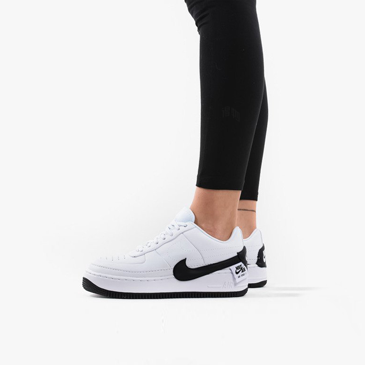 Женские кеды Nike Air Force 1 Jester XX (W) (бело-черные) — Чёрныйбелый — фото 6