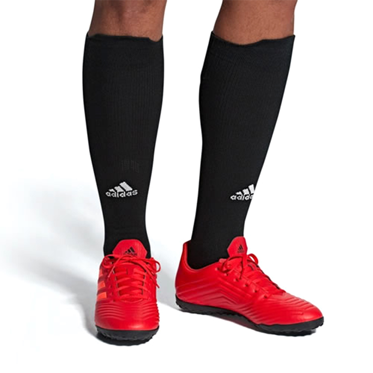 Мужские кроссовки adidas Predator19.4 TF (красно-черные) — фото 7